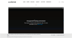 Desktop Screenshot of lumene.com